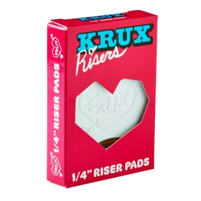 Krux - Skateboard Riser Pads White 1/4"