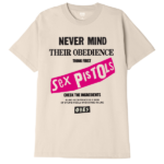 Sex Pistols X Obey – Never Mind Obedience Tee Cream – Programme Skate ...