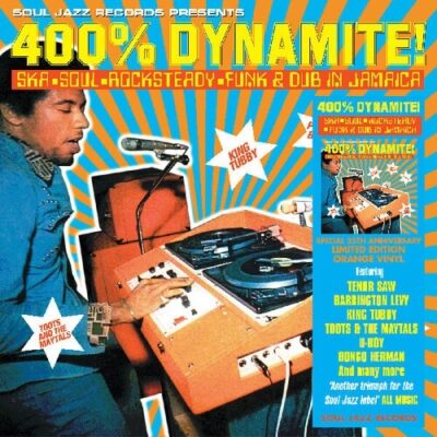 Soul Jazz Records Presents - "400% Dynamite: Ska, Soul, Rocksteady, Funk & Dub In Jamaica" RSD 2025 25th Anniversary Limited Orange Vinyl 2XLP