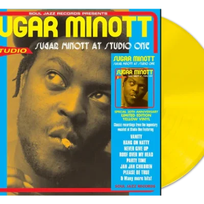 Soul Jazz Records Presents - "Sugar Minott At Studio One" RSD 2025 20th Anniversary Limited Edition Yellow Vinyl LP
