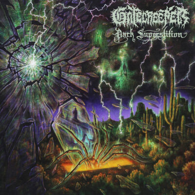 Gatecreeper - "Dark Superstition" Clear w/ Black And Purple Splatter Colored Vinyl LP