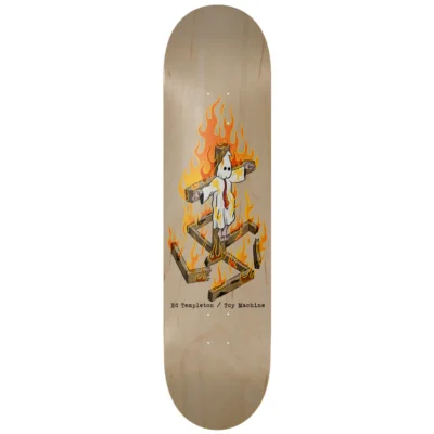 Toy Machine - Ed Templeton Charred Cross Deck 8.5